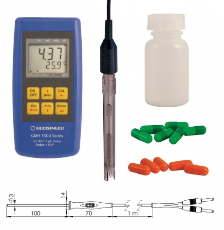 Komplettset zur pH- / Temperaturmessung | GMH 3511-G100